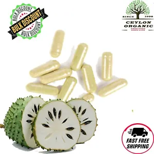 thumbnail image 2 of Soursop Graviola 450 Capsules – 2000 Mg Pure Annona Muricata, Guanabana Supplement, Made In USA 2 of 6