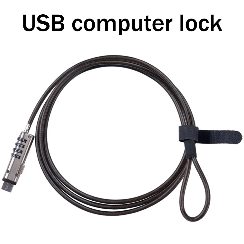Ultimate Laptop Security: Universal USB Cable Anti-Theft Lock for Notebooks and PCs - Product Image