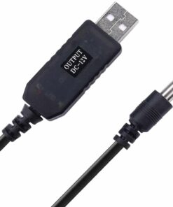 USB Boost Converter DC 5V to 12V USB Step-up Converter Cable Output jack 5.5x2.1mm