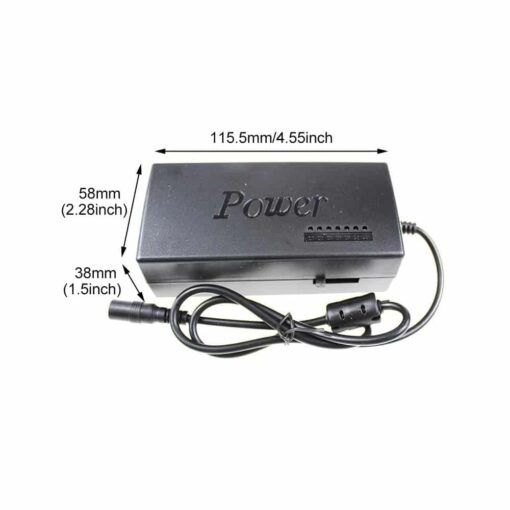 Universal 96W Laptop Charger with 18 Tips for Most Devices, Adjustable Voltage 12V-24V - Image 5