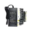 Universal 96W Laptop Charger with 18 Tips for Most Devices, Adjustable Voltage 12V-24V