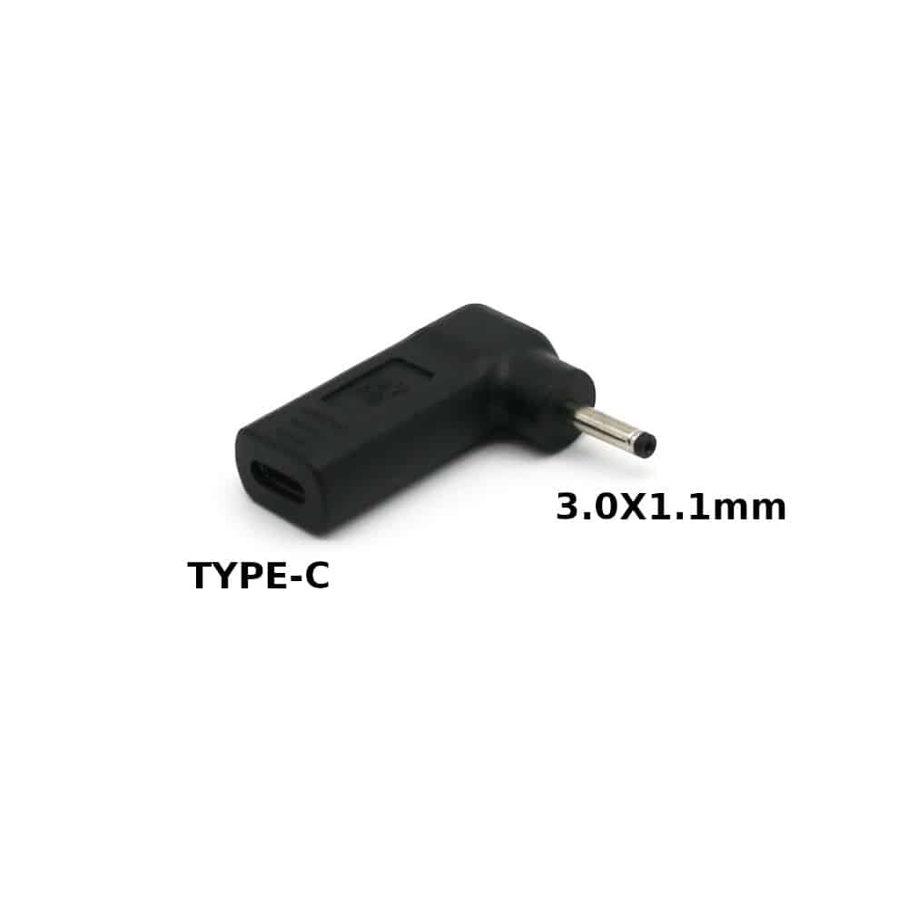 Type-C to 3.0x1.1mm DC Tip Converter for Samsung Laptops - Power Your Device