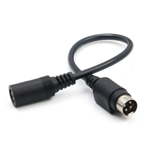 Female 5.5x2.5mm to Male 4-Pin Power Supply Cable Lead for Devices