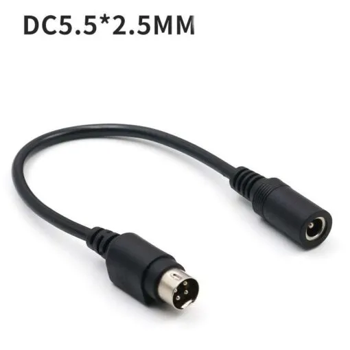 Female 5.5x2.5mm to Male 4-Pin Power Supply Cable Lead for Devices - Image 5