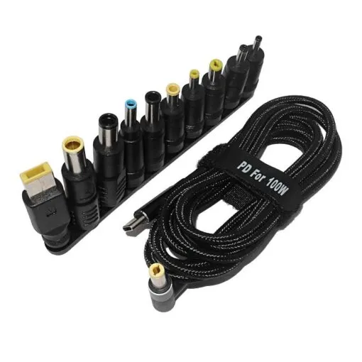 100W Type-C DC Power Adapter for Fast Charging Laptops (Lenovo, Asus, HP, Acer) - Image 2
