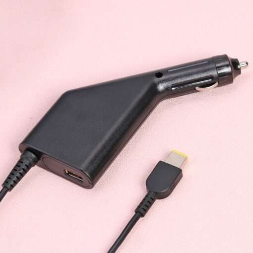 Powerful 90W Car Charger for Lenovo Thinkpad Laptops - Fast Charging on the Go - Image 3