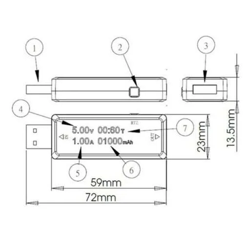 USB Charger Doctor: Voltage & Current Meter for Mobile Battery Testing and Power Detection - Image 6