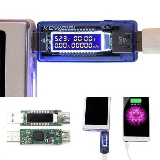 USB Charger Doctor: Voltage & Current Meter for Mobile Battery Testing and Power Detection