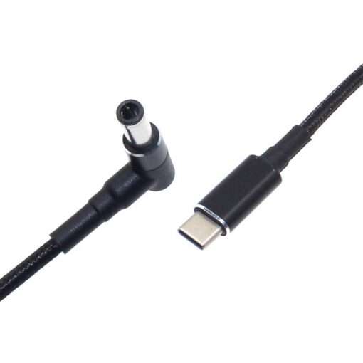 100W USB Type C to 6.0x3.7mm Male Plug Converter Dual E-Mark Chips USB C PD Charging Cable Cord for Asus FX-PRO Laptop PC 3