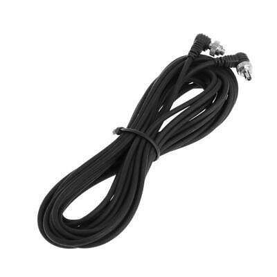 5 Meter PC Sync Cable for Triggering Flash Lights in Photography