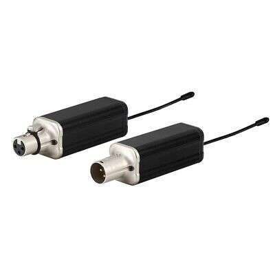Wireless Microphone Adapter Transmitter Receiver for Venues, Weddings, and Mobile DJs