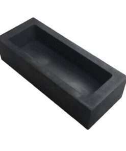 Graphite Casting Ingot Mold Combo: 2kg Mold & Coin for Melting and Casting Durable Metal Ingots
