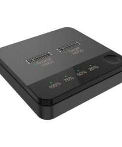 Dual-Bay M2 HDD Duplicator for Offline One-to-One Hard Drive Cloning and Reading