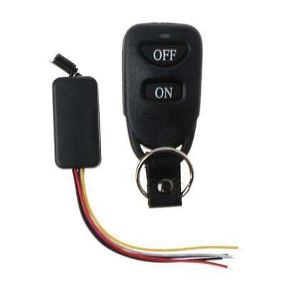 Wireless Remote Control Switch for 5V-12V Devices with 2-Button Transmitter