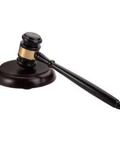 Alternative view of Elegant Gavel & Sound Block Set: Command Attention in Meetings, Conferences, and Elections.