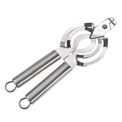 Effortless Bottle Opening: Portable Stainless Steel Manual Opener with Non-Slip Grip