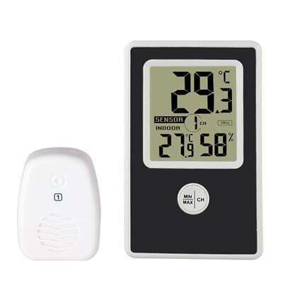 Wireless LCD Table Thermometer for Accurate Indoor & Outdoor Temperature Monitoring