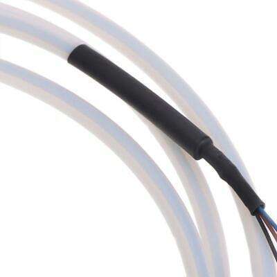 Industrial Grade PTFE PT100 RTD 3 Wire Temperature Sensor for Oil Applications: Waterproof & Anti-corrosion (2m Cable)