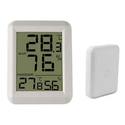 Wireless Digital Wall Thermometer for Accurate Temperature Monitoring and Trend Tracking