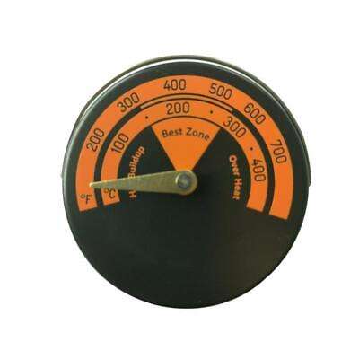 Magnetic Log Wood Stove Thermometer for Precise Temperature Monitoring
