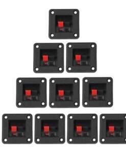 10-Piece 2-Position Speaker Terminal Board Connector Kits for Easy Audio Wiring