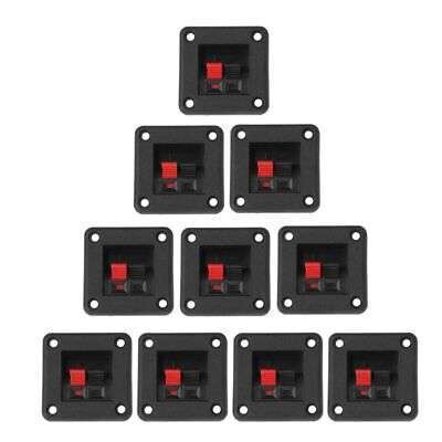 10-Piece 2-Position Speaker Terminal Board Connector Kits for Easy Audio Wiring
