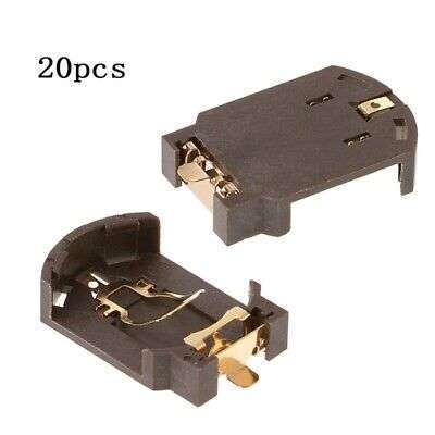 20x CR2032 Battery Base Holder for Secure and Easy Button Cell Connections