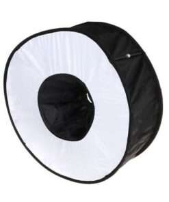 Alternative view of Foldable Round Softbox for Speedlight Flash Photography - Perfect for Portraits and Product Shoots