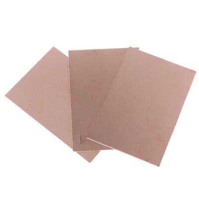 3-Pack 10x15cm Single-Sided FR4 PCB Boards - 1.5mm Copper Clad for DIY Electronics Projects