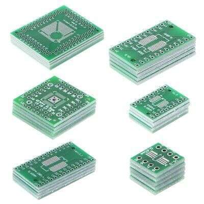 30 Piece PCB Board Kit for DIP Adapter Converter to FQFP32-100, QFN48, SOP8, 16, 24, 28 ICs