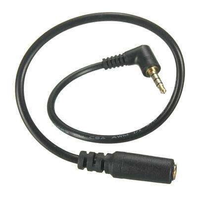 3.5mm 4-Pole 90° Angled AUX Audio Cable for Smartphones, Tablets & Headphones (OMTP/CTIA Compatible)