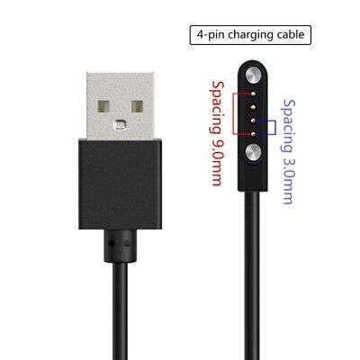 Magnetic Charging Cable for P03/MT1 Smartwatch Repair, 4-Pin 9mm 3.0 Space