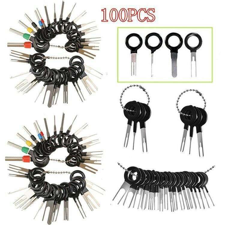 Terminal Ejector Removal Tool Kit for Auto Pin Wire Connector Extraction