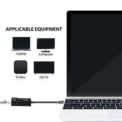High-Speed USB 2.0 to Ethernet Adapter for TV, Computer, and More - 10/100Mbps LAN Network Connection
