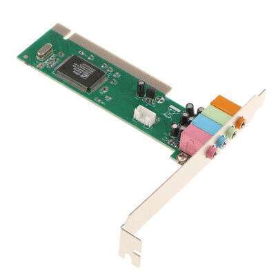 5.1 Channel Surround 3D PCI Sound Card for Immersive Audio on Vista/7 Desktops
