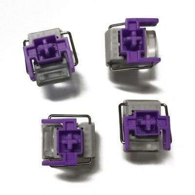 4Pcs Purple Optical Switches for Huntsman Keyboard - Hot Swappable for Smooth & Responsive Typing