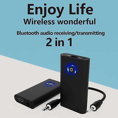 USB Audio Adapter Receiver for 3.5mm Headphones and Speakers