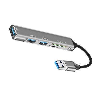 5-in-1 USB 3.0 Hub with TF Card Reader: Expand Your Device's Connectivity