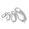 Durable Stainless Steel Egg Shape Spring Gate Hardware Snap Hook for Secure Fences and Gates