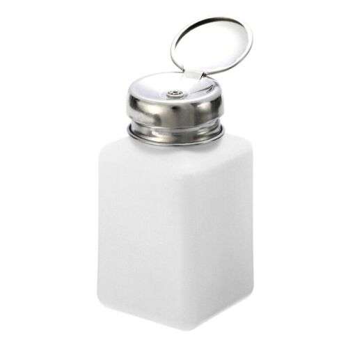 Reusable Metal Cap Push Down Empty Bottle Dispenser for 200ML Remover Bottles