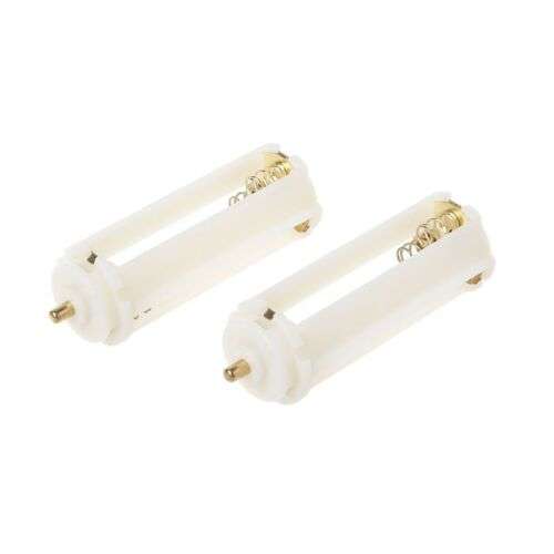 2-Pack AAA Battery Holder for Flashlight and Torches, Convenient and Secure Storage for Your Devices