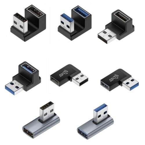 USB 3.0 Header 90 Degree Up Down Connector for Notebook Laptop PC Port Jack