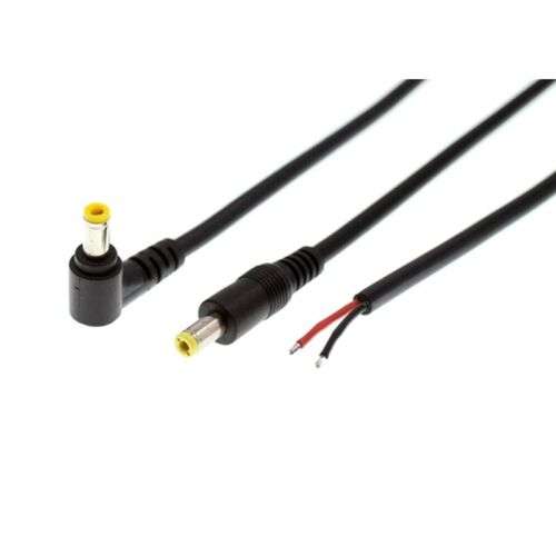 DC5525 5.5x2.5mm Male Plug Power Wire for Security Cameras, DVRs, and LED Strips