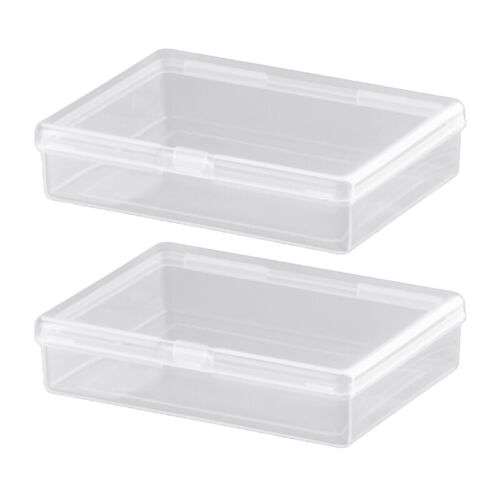 2-Piece Transparent Plastic Box for Organizing and Protecting Your Standard-Sized Playing Cards