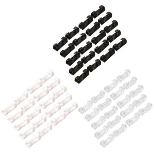 20 Pack Self-Adhesive Cable Organizers: Keep Your Earphones & Data Cables Tidy and Untangled.