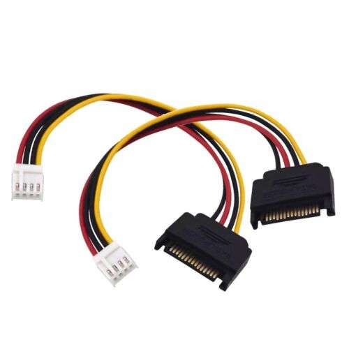Upgrade Your PC with this 15-Pin Male to 4-Pin IDE Floppy Female Hard Drive Adapter.