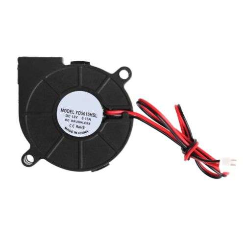 50mmx15mm 12V 0.14A 2-Pin Sleeve-Bearing Cooling Fan for PC Computer