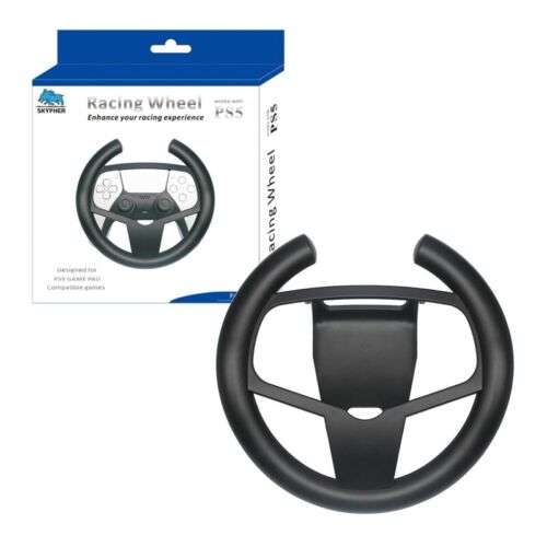 Immersive Racing Game Steering Wheel for Playstation 5 Remote Controller Gaming.