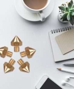 Alternative view of 10 Pack Brass Nozzles for BIQU B1 um2 3D Printer Extrusion