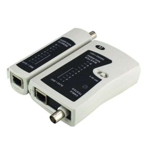 BNC Coaxial RJ45 Lan Cable Tester for Cat5, Cat6, and Cat7 UTP Network Repair